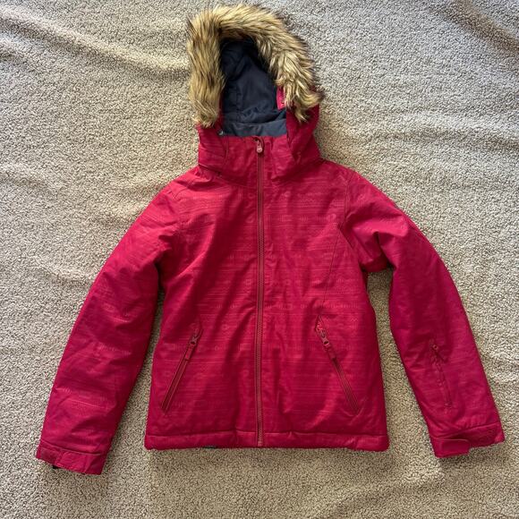 Roxy Other - Roxy American Pie Girls Snowboard Ski Jacket Plum Dry Flight Sz M (10)